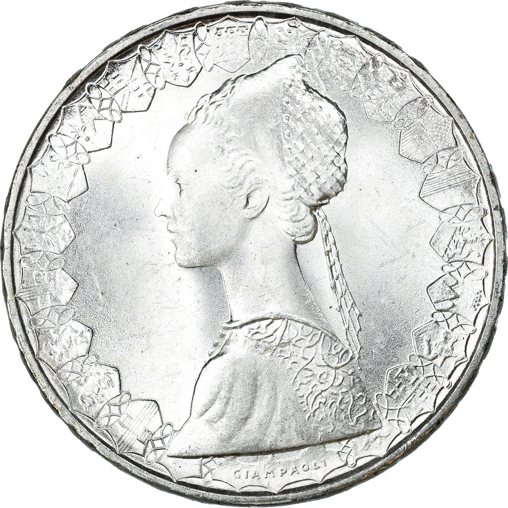Münze, Italien, 500 Lire, 1966, Rome, UNZ, Silber, KM:98