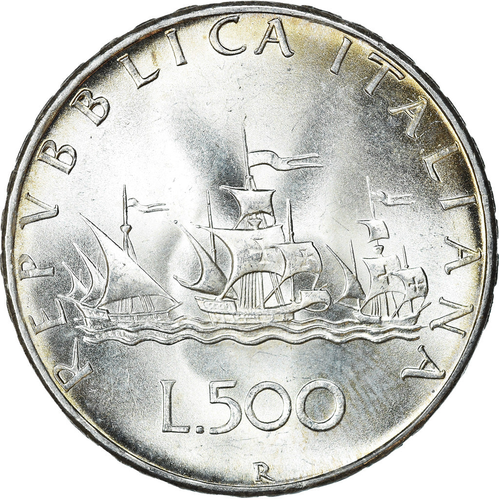 Münze, Italien, 500 Lire, 1966, Rome, UNZ, Silber, KM:98