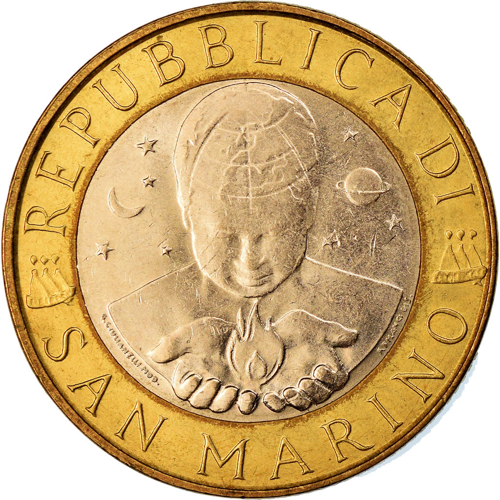 Münze, San Marino, 1000 Lire, 1999, Rome, VZ+, Bi-Metallic, KM:395