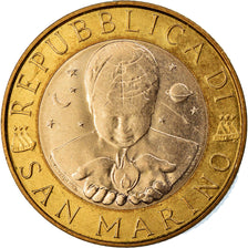 Monnaie, San Marino, 1000 Lire, 1999, Rome, SUP+, Bi-Metallic, KM:395