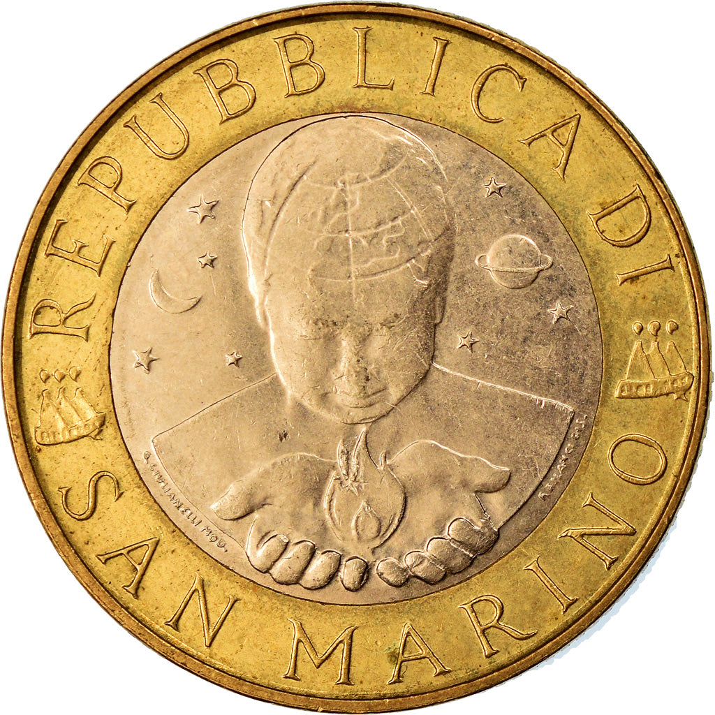 Münze, San Marino, 1000 Lire, 1999, Rome, VZ+, Bi-Metallic, KM:395