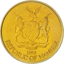 Moneda, Namibia, Dollar, 1993, SC, Latón, KM:4