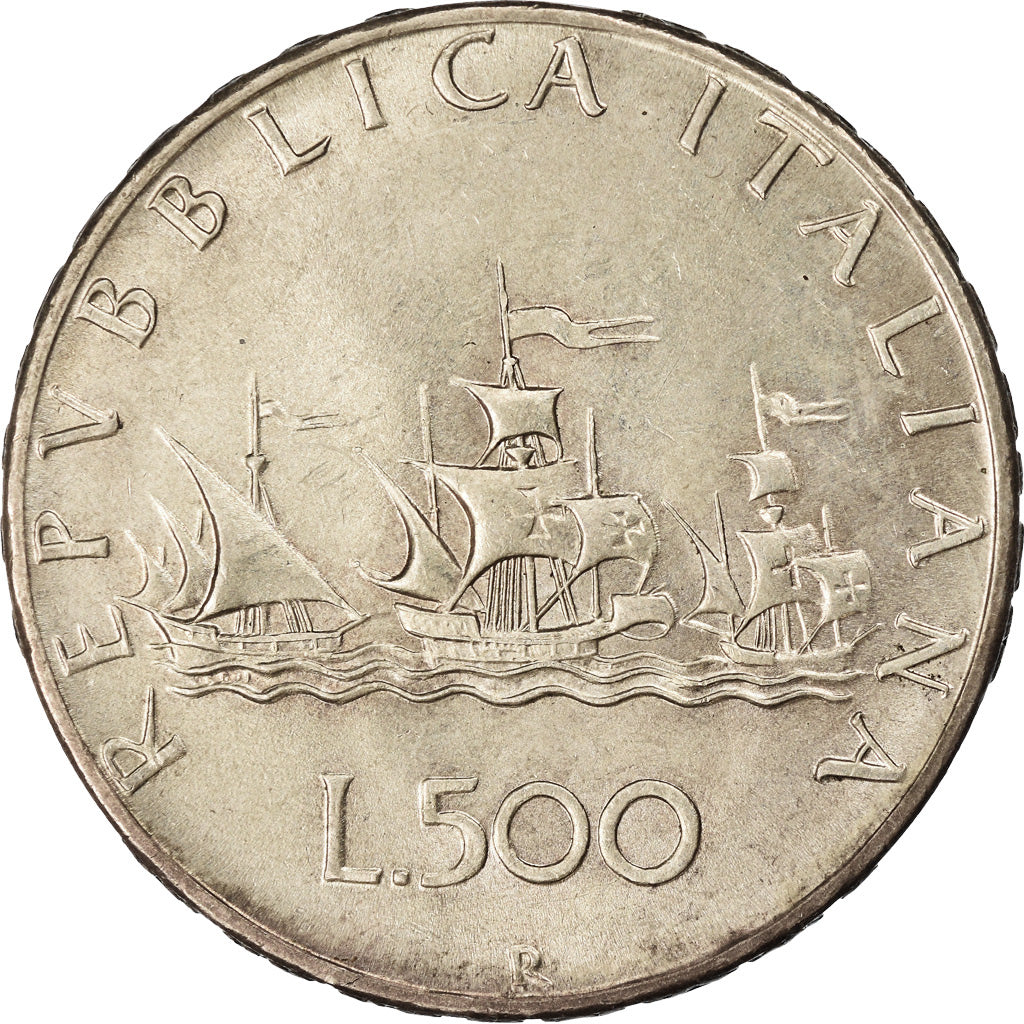 Münze, Italien, 500 Lire, 1966, Rome, VZ, Silber, KM:98