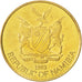 Moneda, Namibia, 5 Dollars, 1993, SC, Latón, KM:5