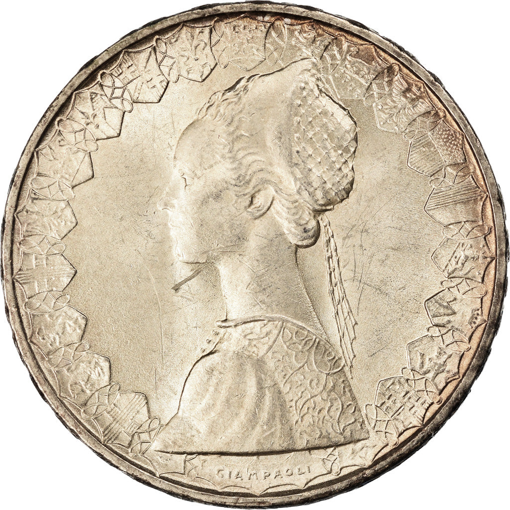 Münze, Italien, 500 Lire, 1966, Rome, VZ+, Silber, KM:98