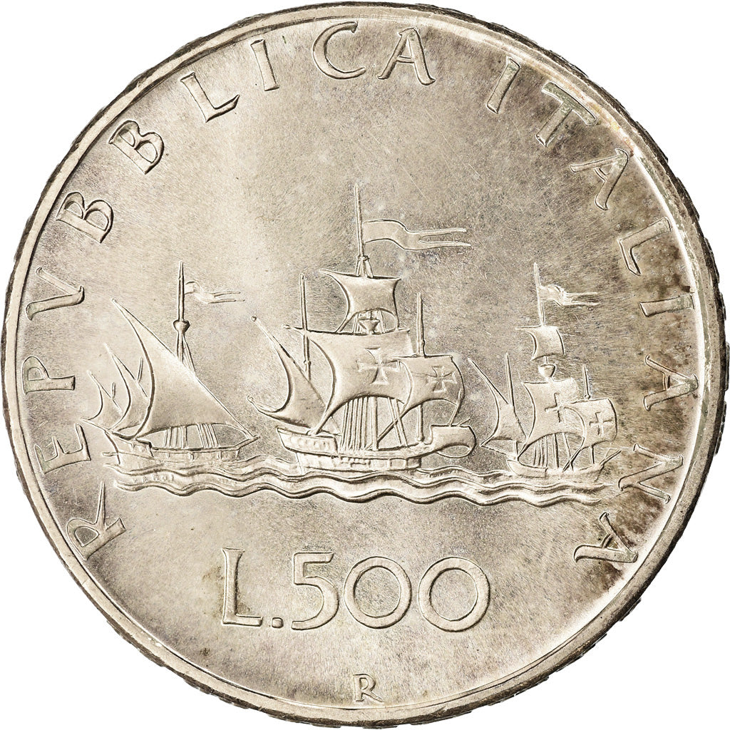 Coin, Italy, 500 Lire, 1970, Rome, MS(63), Silver, KM:98