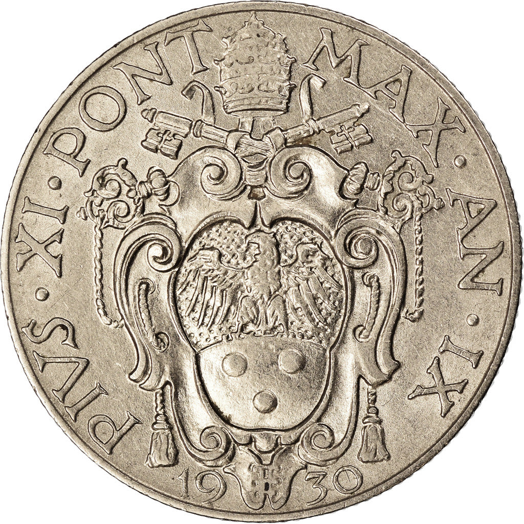 Monnaie, Cité du Vatican, Pius XI, 50 Centesimi, 1930, Roma, TTB+, Nickel, KM:4