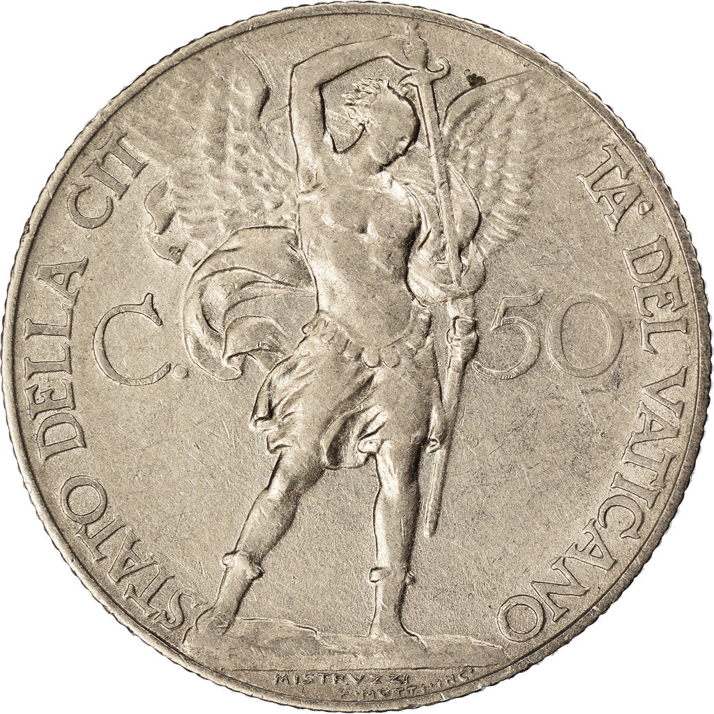 Monnaie, Cité du Vatican, Pius XI, 50 Centesimi, 1930, Roma, TTB+, Nickel, KM:4