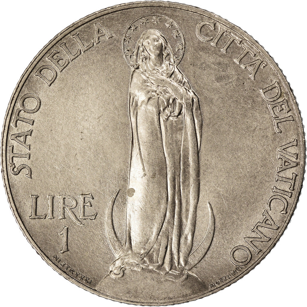 Moneta, CITTÀ DEL VATICANO, Pius XI, Lira, 1930, Roma, SPL, Nichel, KM:5