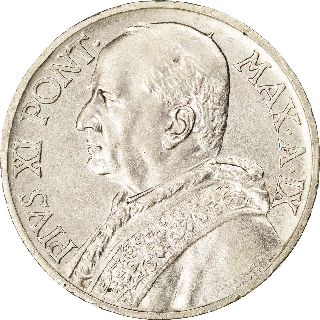 Monnaie, Cité du Vatican, Pius XI, 10 Lire, 1930, Roma, SUP, Argent, KM:8
