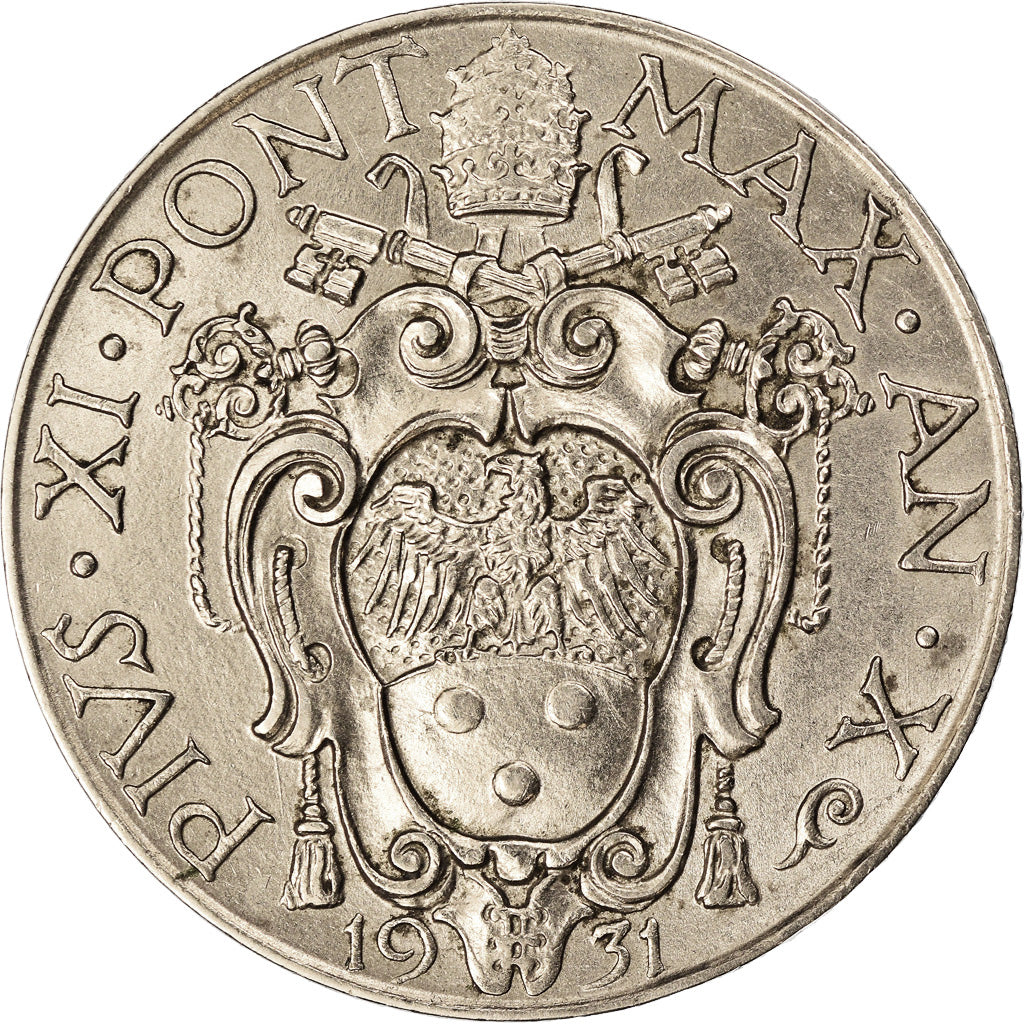 Monnaie, Cité du Vatican, Pius XI, Lira, 1931, SUP+, Nickel, KM:5