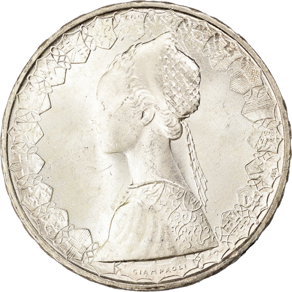 Coin, Italy, 500 Lire, 1966, Rome, MS(63), Silver, KM:98