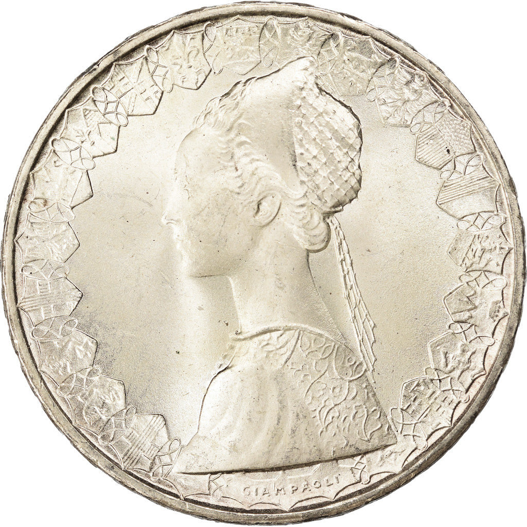 Coin, Italy, 500 Lire, 1966, Rome, MS(63), Silver, KM:98