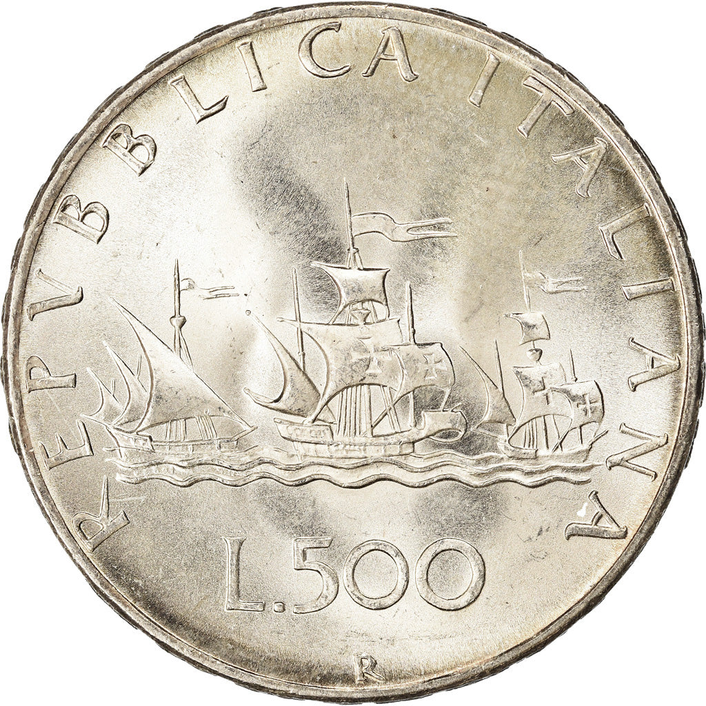 Münze, Italien, 500 Lire, 1966, Rome, UNZ, Silber, KM:98
