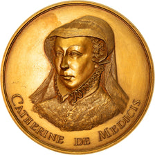 France, Médaille, Catherine de Médicis, Le Louvre, History, 1972, Thiébaud