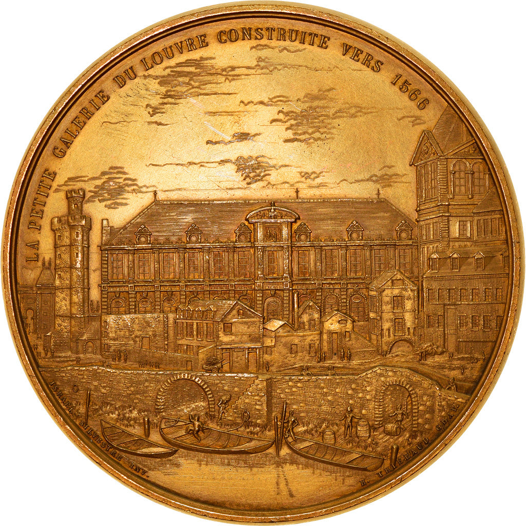 France, Médaille, Catherine de Médicis, Le Louvre, History, 1972, Thiébaud