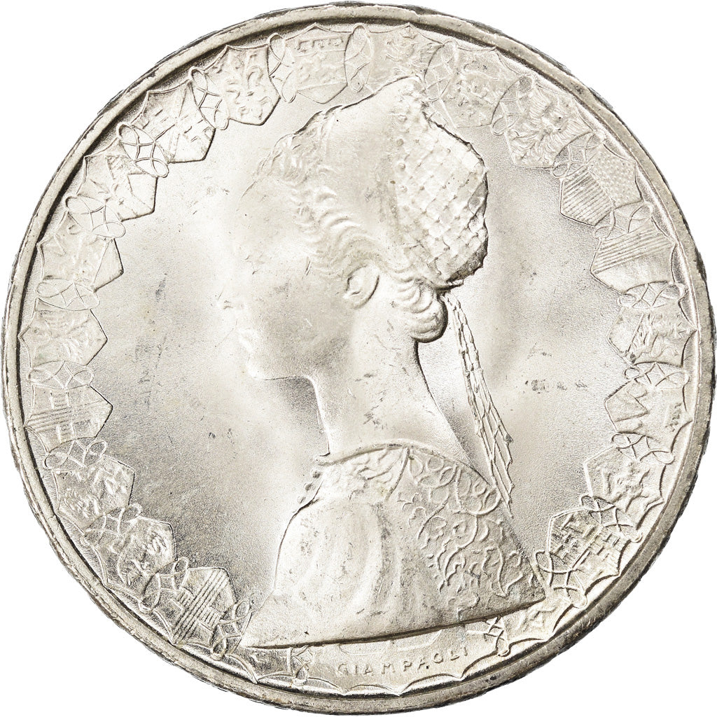 Münze, Italien, 500 Lire, 1966, Rome, UNZ, Silber, KM:98