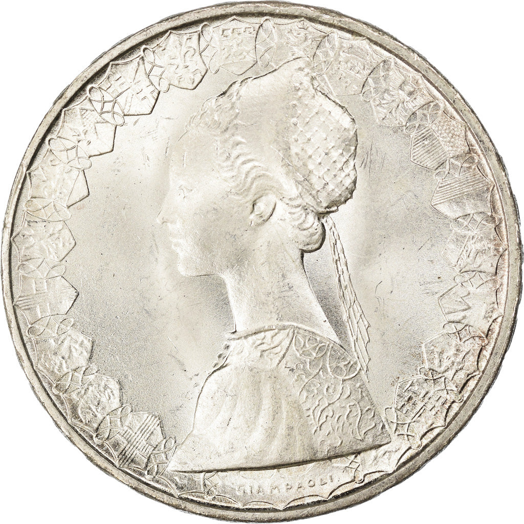 Münze, Italien, 500 Lire, 1966, Rome, UNZ, Silber, KM:98