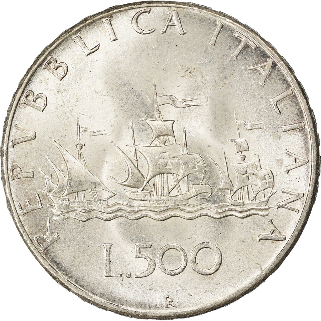 Münze, Italien, 500 Lire, 1966, Rome, UNZ, Silber, KM:98