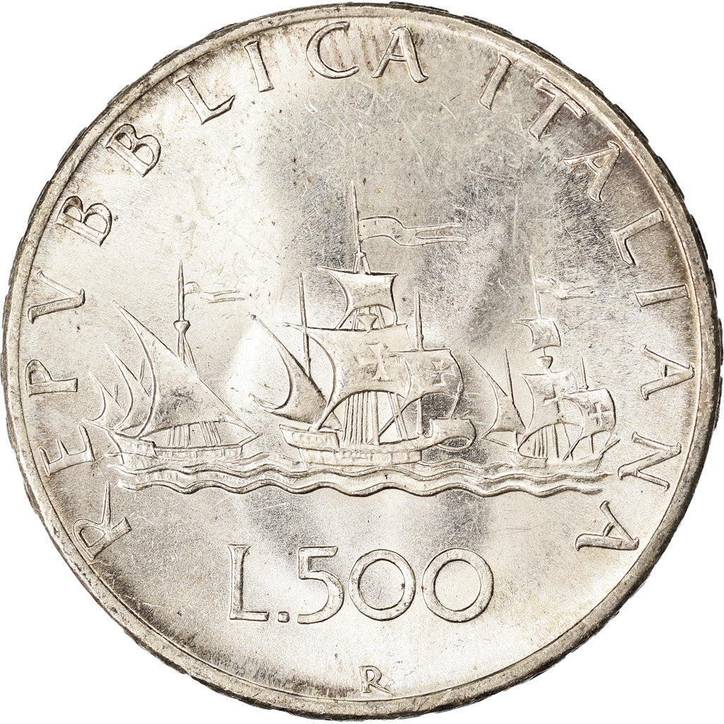 Moneda, Italia, 500 Lire, 1966, Rome, SC, Plata, KM:98