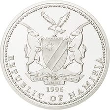 Coin, Namibia, 10 Dollars, 1995, MS(63), Silver, KM:8