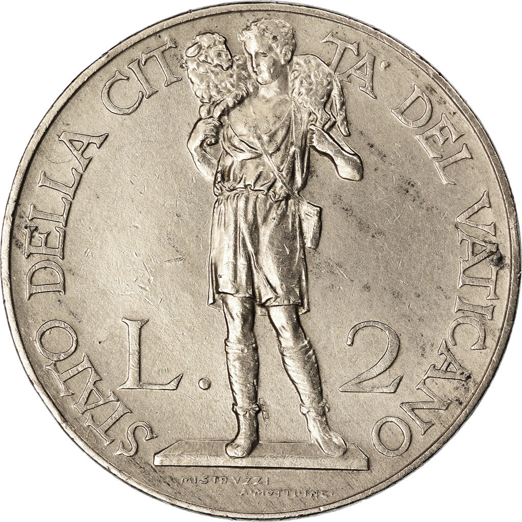 Monnaie, Cité du Vatican, Pius XI, 2 Lire, 1934, Roma, SUP+, Nickel, KM:6