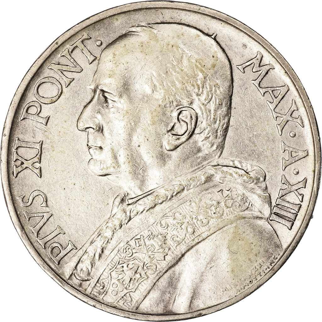 Monnaie, Cité du Vatican, Pius XI, 10 Lire, 1934, Rome, SUP, Argent, KM:8