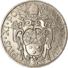 Monnaie, Cité du Vatican, Pius XI, Lira, 1935, Roma, SUP+, Nickel, KM:5