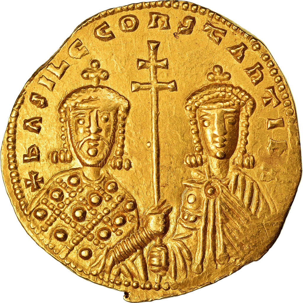 Münze, Basil II Bulgaroktonos, Histamenon Nomisma, Constantinople, VZ, Gold