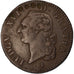 Coin, France, Louis XVI, Sol ou sou, Sol, 1785, Paris, Rare, AU(55-58), Copper