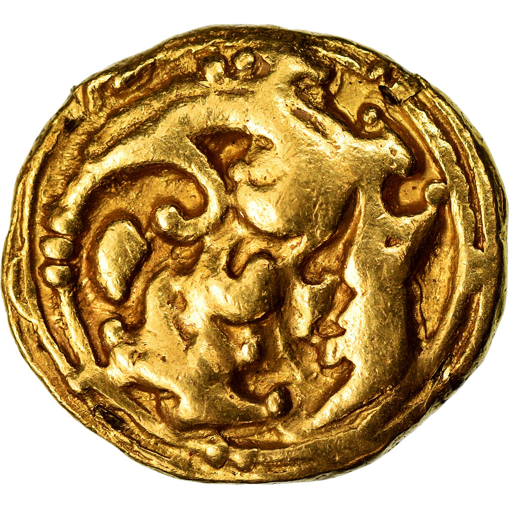 Coin, India, Pagoda, 12th-14th century, VF(30-35), Gold, Friedberg:288