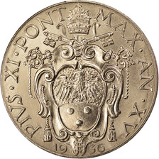 Monnaie, Cité du Vatican, Pius XI, 2 Lire, 1936, Roma, SUP+, Nickel, KM:6