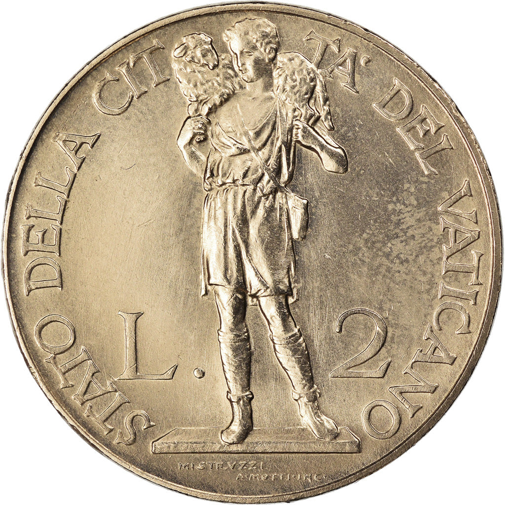 Monnaie, Cité du Vatican, Pius XI, 2 Lire, 1936, Roma, SUP+, Nickel, KM:6