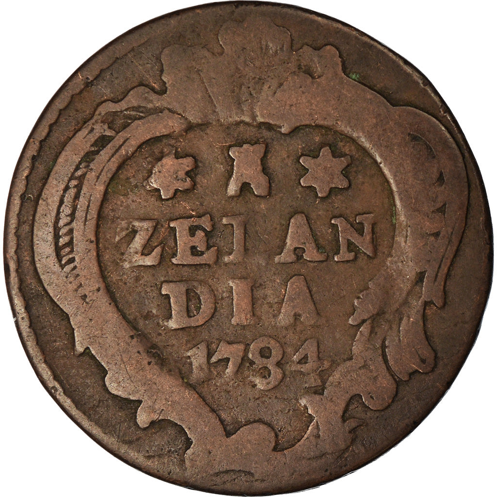 Monnaie, Pays-Bas, ZEELAND, Duit, 1784, TB, Cuivre, KM:101.1