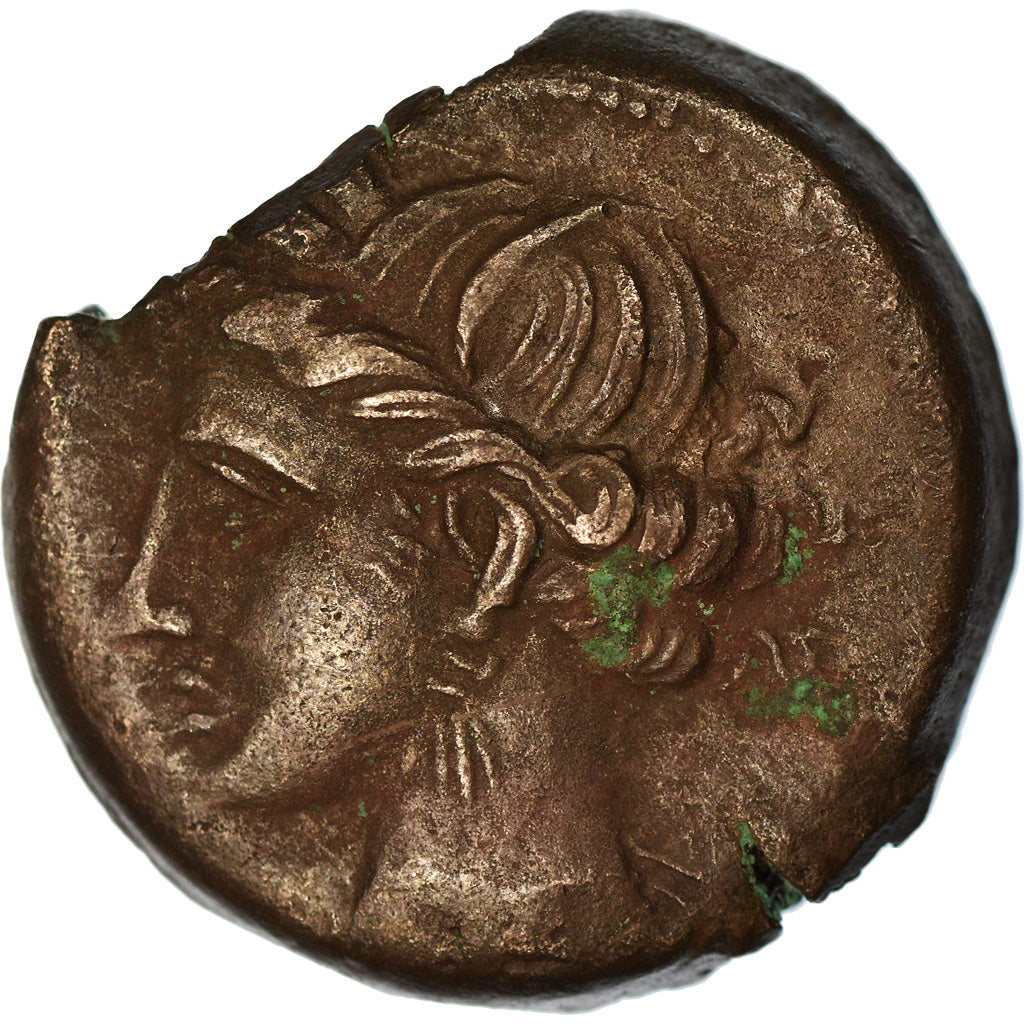 Moneta, Tanit, Shekel, BB+, Bronzo, SNG-Cop:204-5