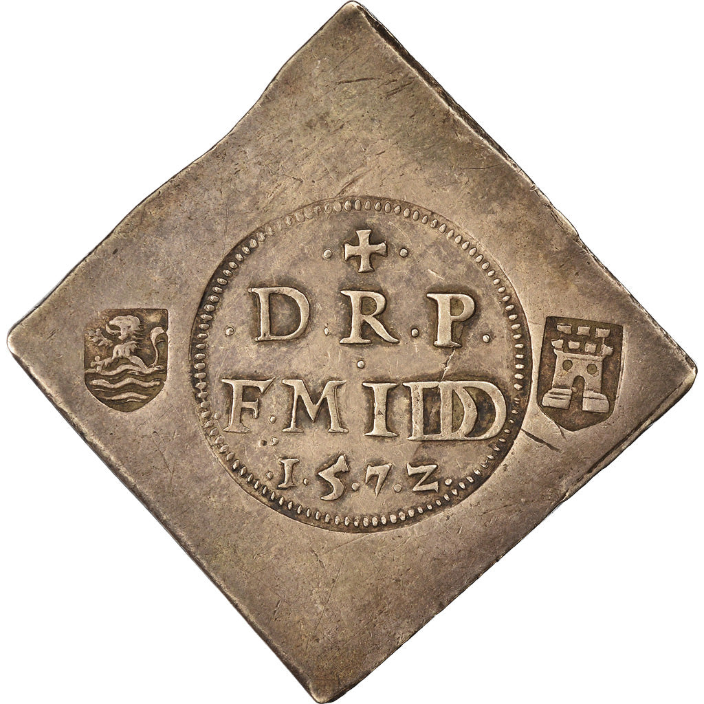 Moneta, Paesi Bassi, 36 Stuivers, 1572, Middelbourg, SPL-, Argento, Delmonte:165
