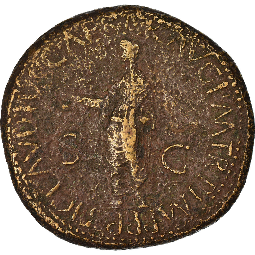 Monnaie, Antonia, Dupondius, Rome, B+, Bronze, RIC:92