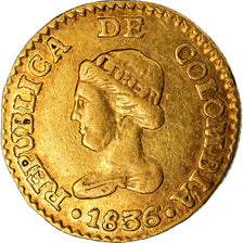 Moneta, Colombia, Peso, 1836, Bogota, BB, Oro, KM:84
