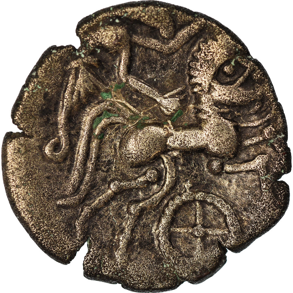 Monnaie, Redones, Statère, 80-50 BC, TB+, Billon, Delestrée:2310