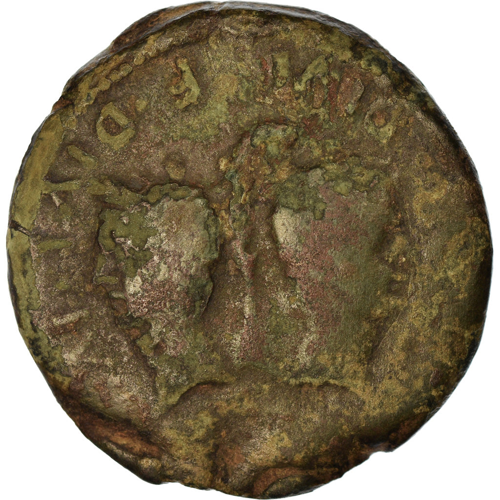 Moneta, Octavian, Dupondius, Lyon - Lugdunum, MB, Bronzo, RPC:515