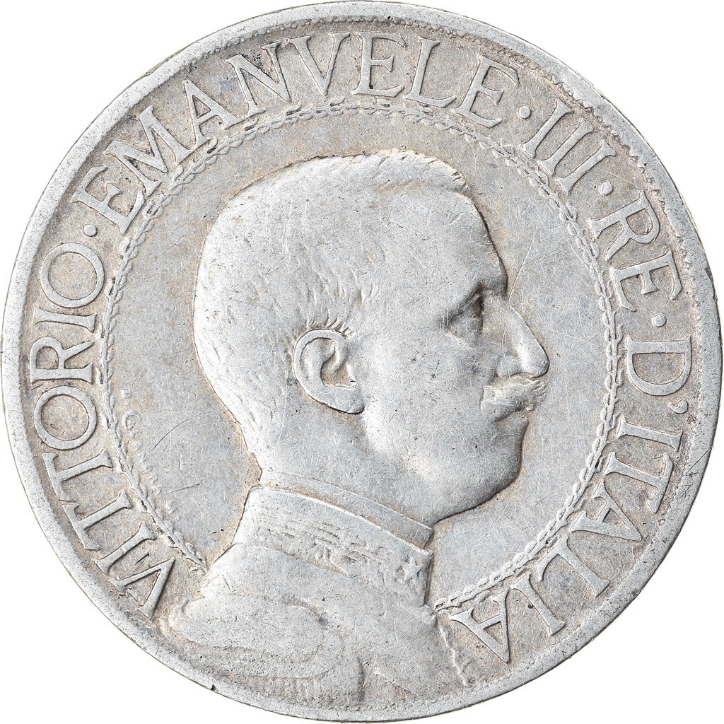 Moneta, Italia, Vittorio Emanuele III, Lira, 1910, Rome, MB, Argento, KM:45