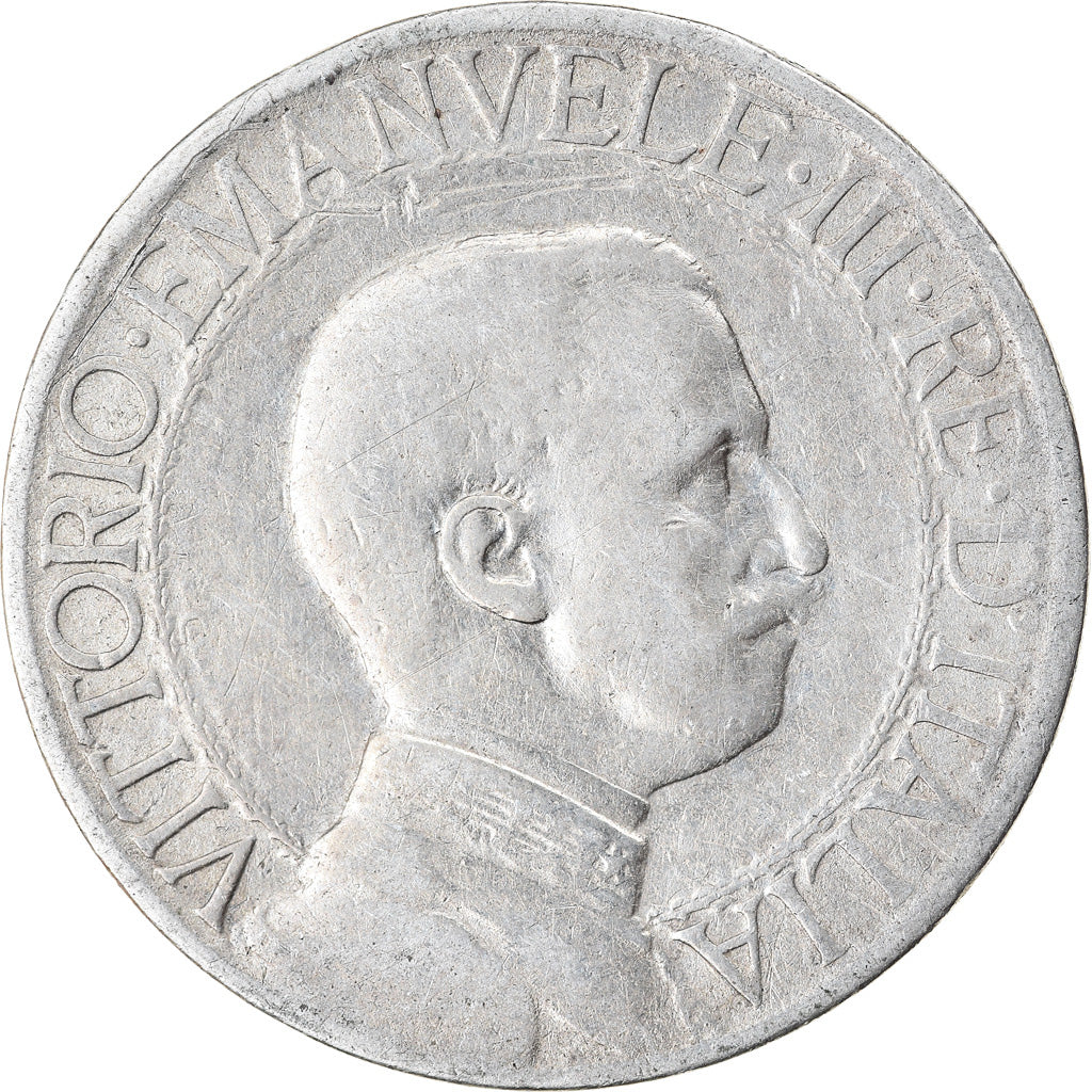 Coin, Italy, Vittorio Emanuele III, Lira, 1912, Rome, VF(20-25), Silver, KM:45