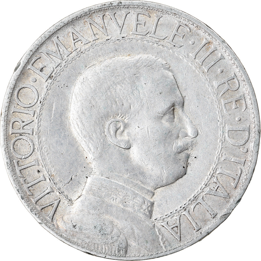 Moneta, Italia, Vittorio Emanuele III, Lira, 1912, Rome, MB, Argento, KM:45