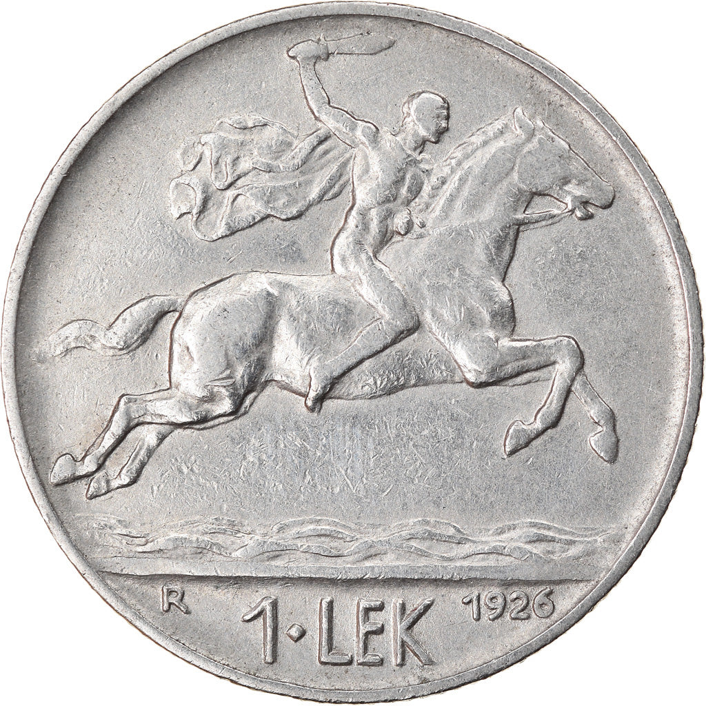 Monnaie, Albania, Lek, 1926, Rome, TTB, Nickel, KM:5