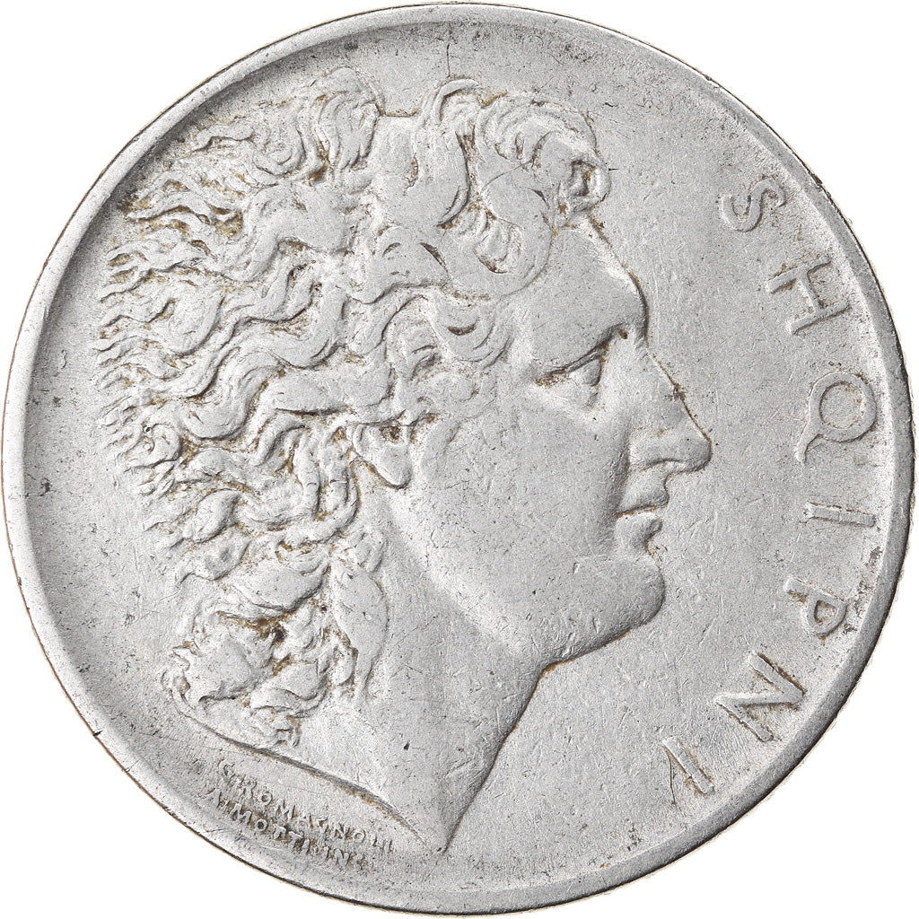 Moneta, Albania, Lek, 1930, Rome, EF(40-45), Nikiel, KM:5