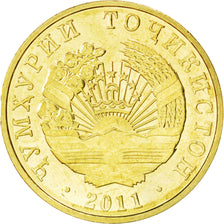 Tagikistan, 20 Dirams, 2011, SPL, Rame-ottone, KM:25