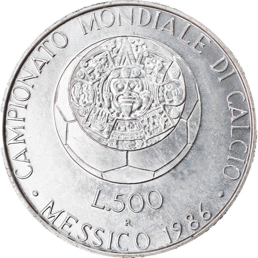 Münze, Italien, 500 Lire, 1986, Rome, UNZ, Silber, KM:119