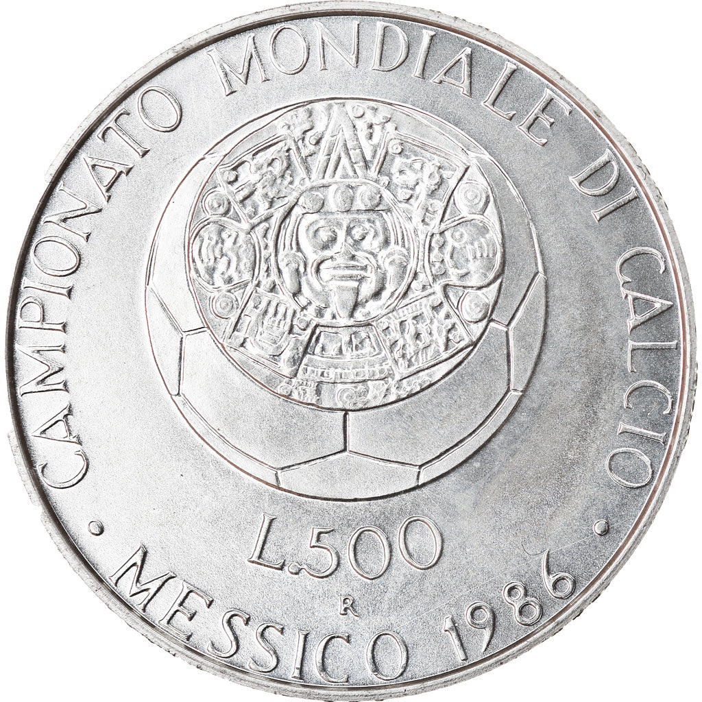 Münze, Italien, 500 Lire, 1986, Rome, UNZ, Silber, KM:119