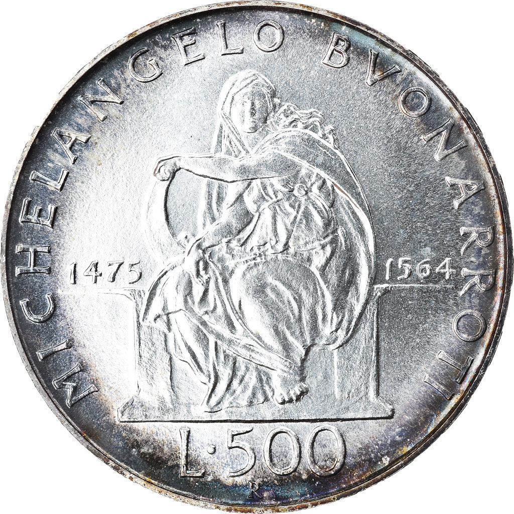Münze, Italien, 500 Lire, 1975, Rome, UNZ, Silber, KM:104