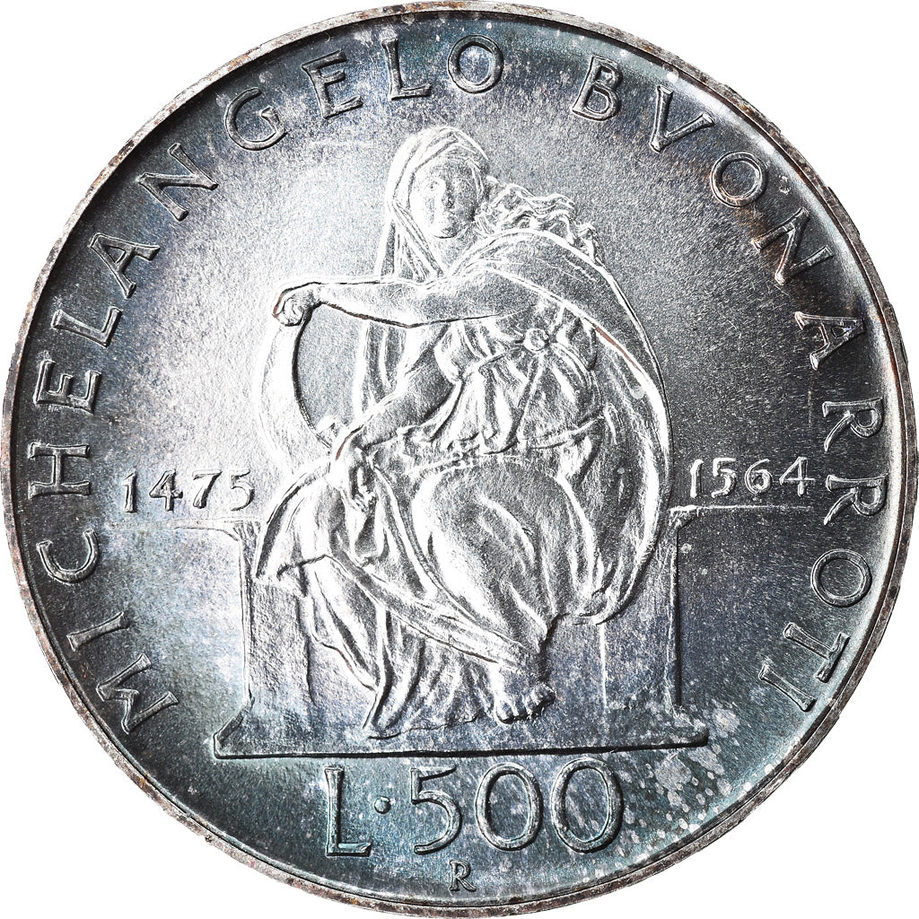 Moneta, Italia, 500 Lire, 1975, Rome, SPL, Argento, KM:104